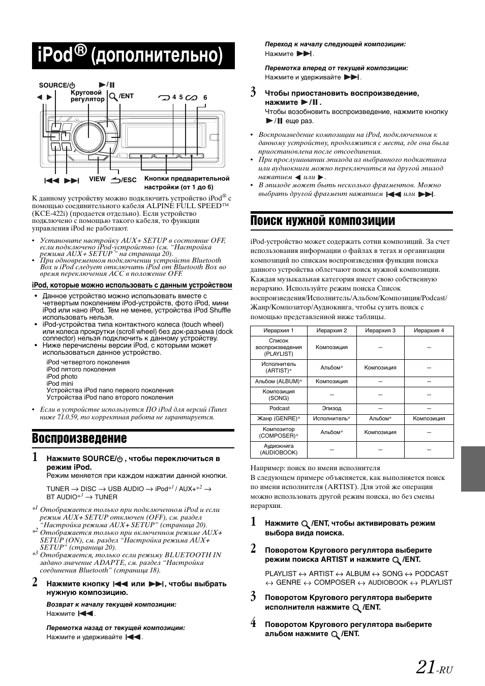 Магнитола alpine cde 9880r инструкция