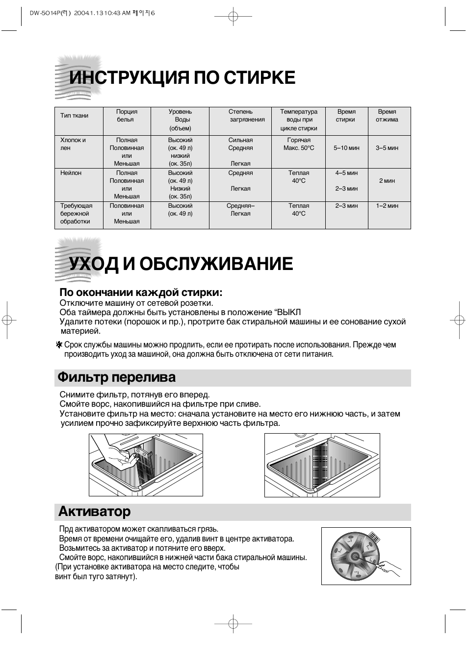 Схема daewoo dw 501mp