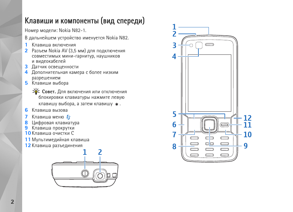 Nokia ta 1043 схема