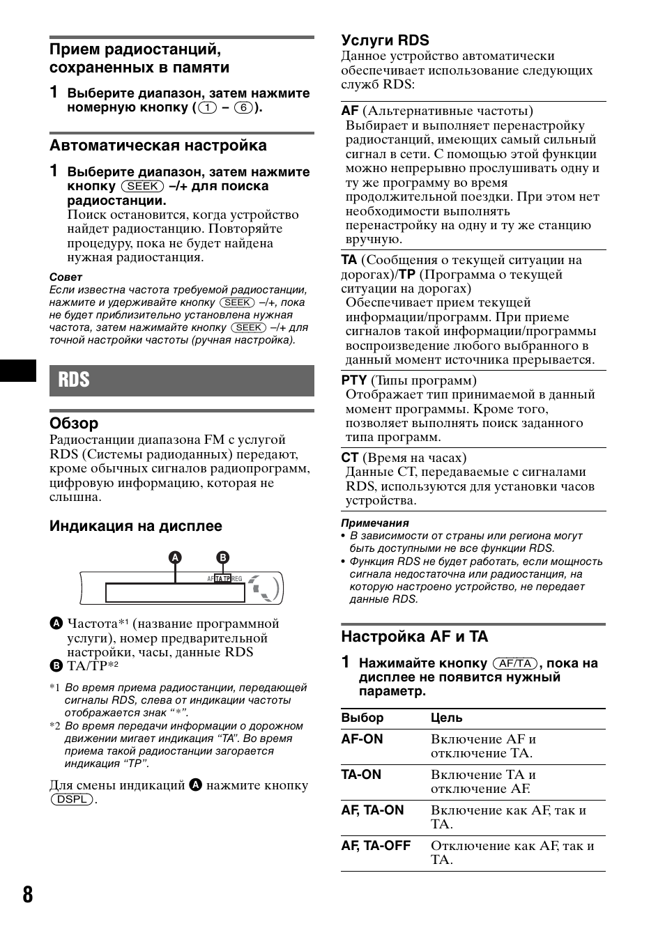 Магнитола sony cdx gt23 инструкция