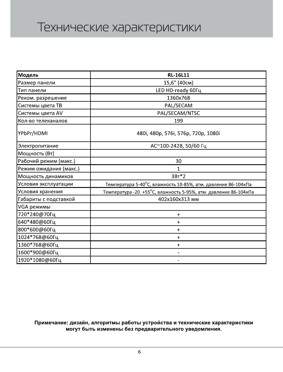 Rolsen rl 16l11 схема