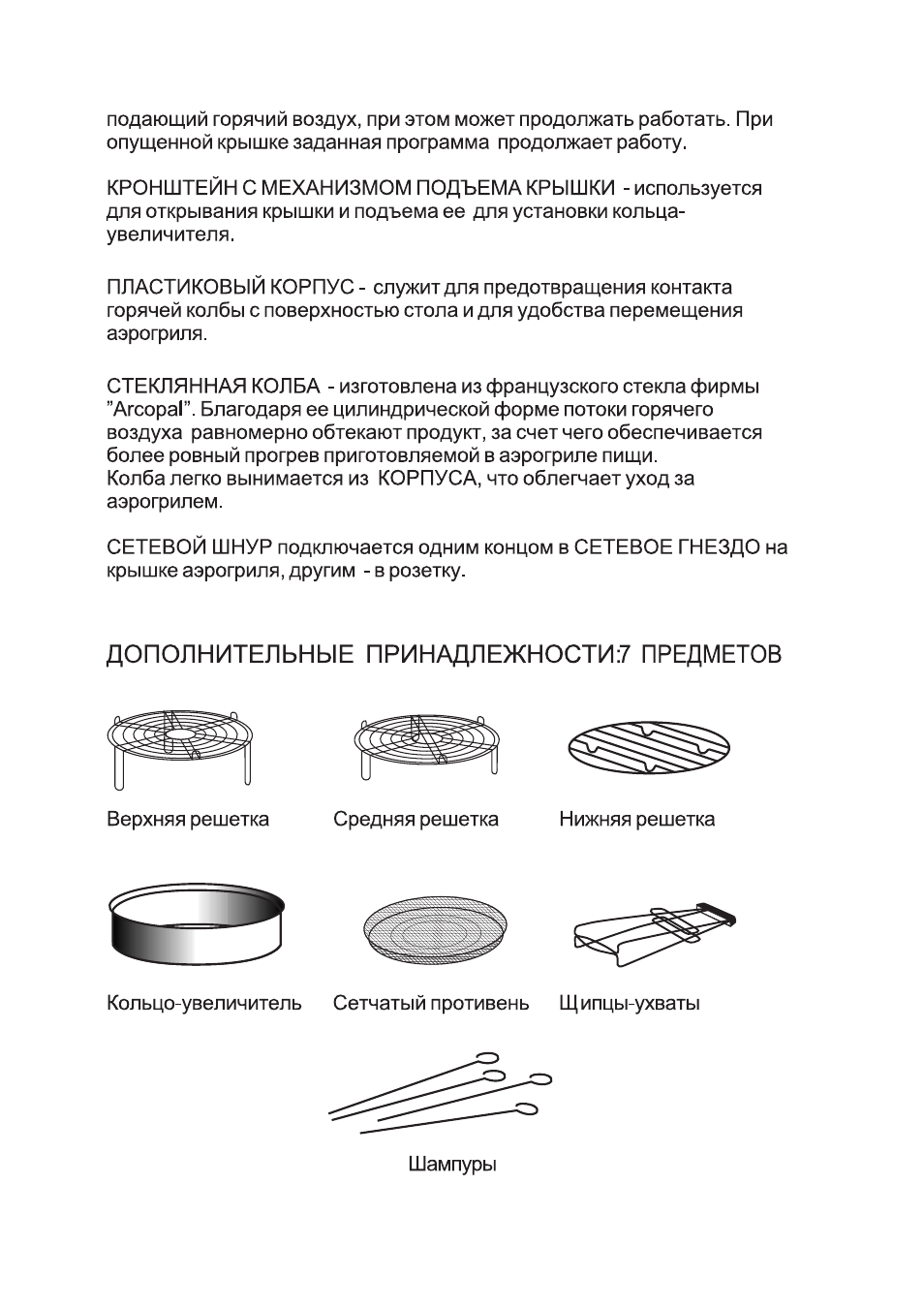 Принцип работы аэрогриля