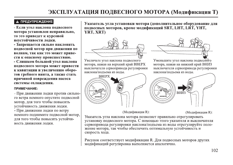 Инструкция t. Регулировка наклона мотора. Honda 225 подвесной мотор коды ошибок. Основные причины отказа подвесного мотора. Лодка сильно кренится при поворотах на скорости.