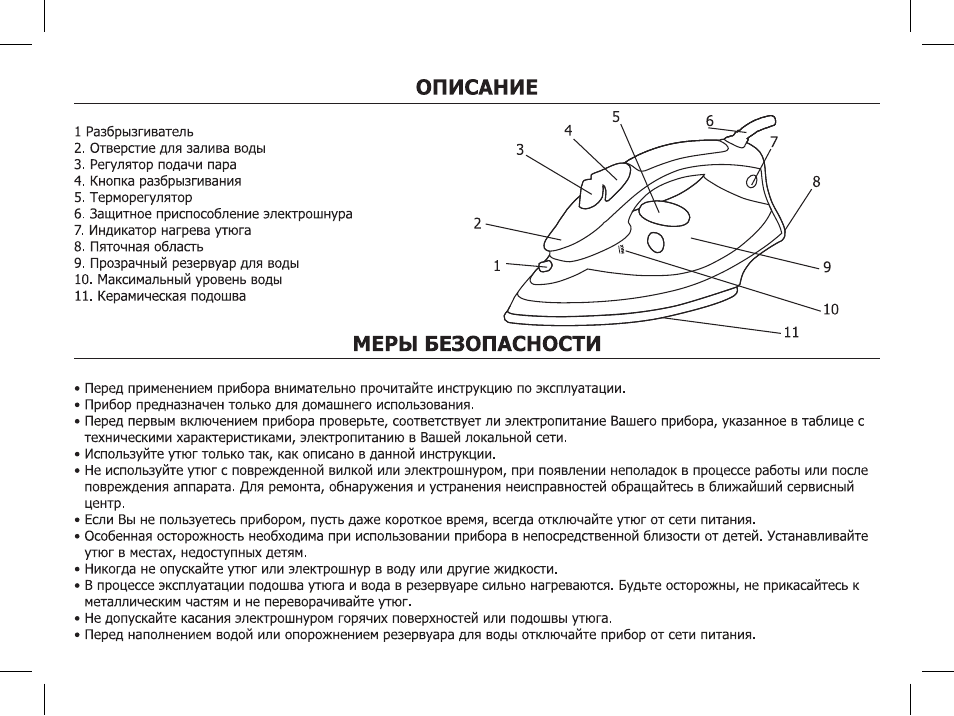 Инструкция как пользоваться утюгом