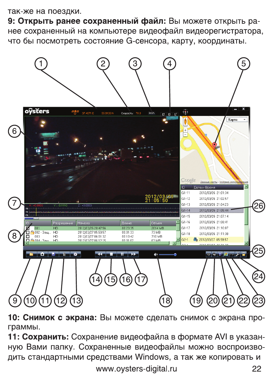 Оустерс видеорегистратор dvr 02 инструкция