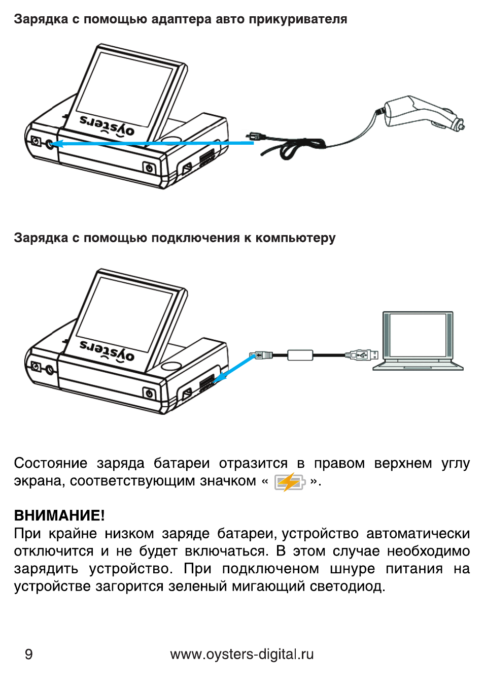 Оустерс видеорегистратор dvr 02 инструкция