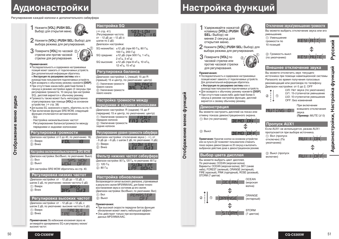 Инструкция к автомагнитоле панасоник