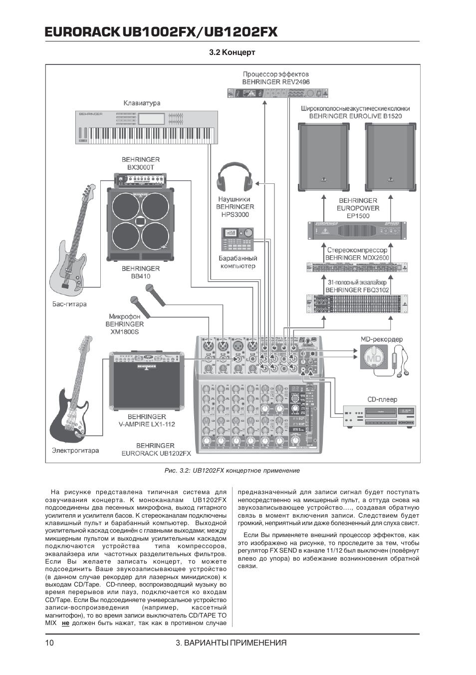 Behringer xenyx 1002fx схема