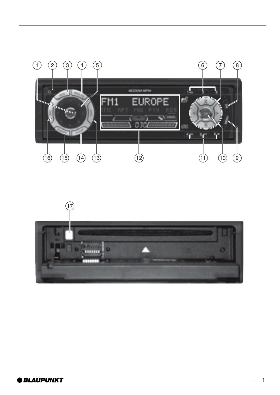 Blaupunkt sevilla mp54 схема