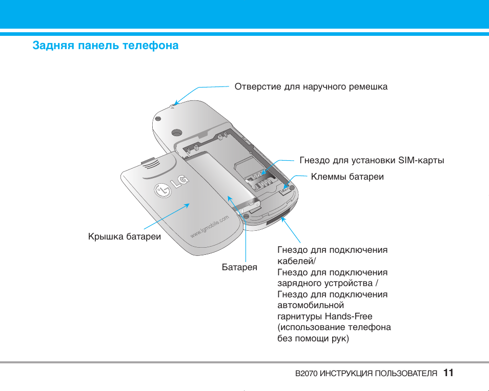 Lg телефоны инструкция