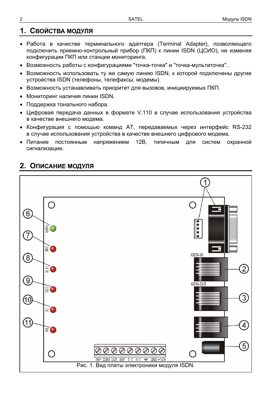 Модуль инструкция