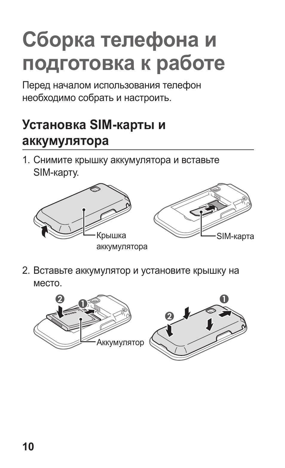 Сборка телефона