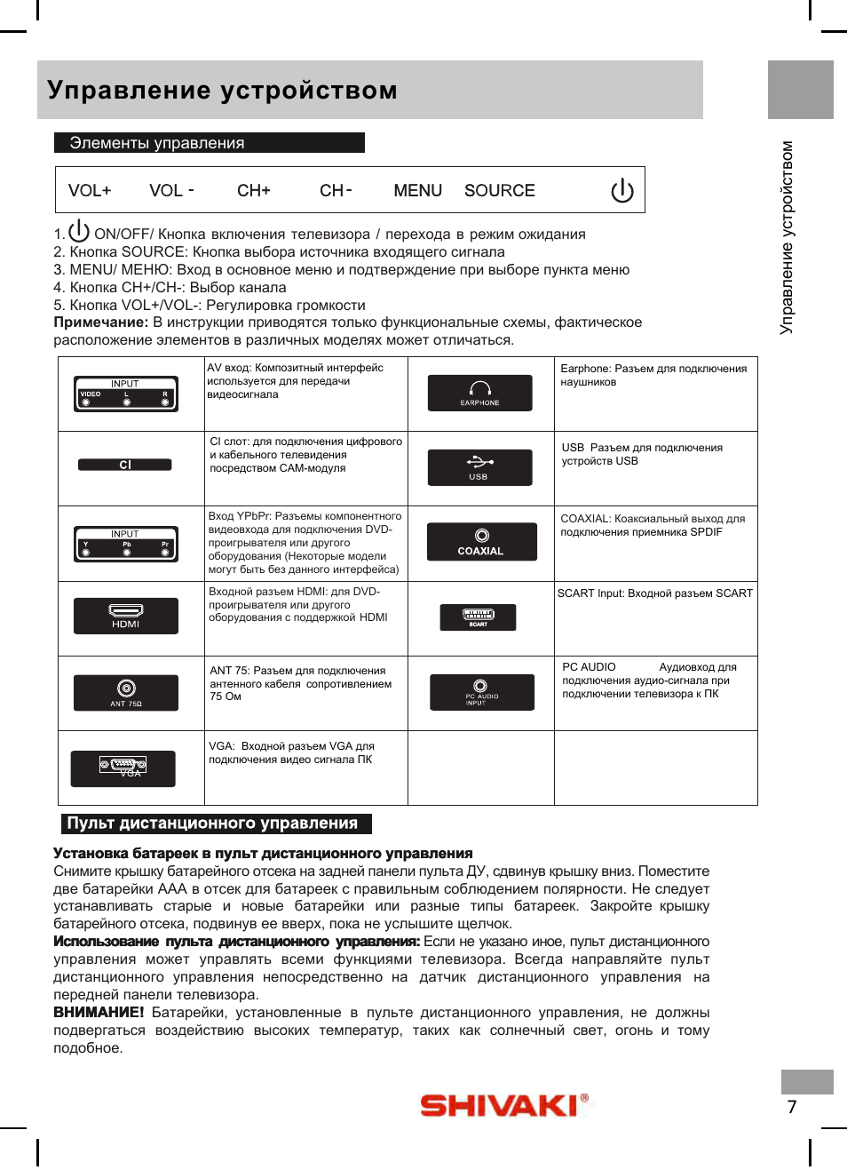 Shivaki stv 55led17 схема