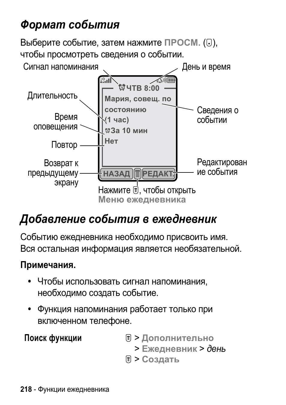 Форматы событий