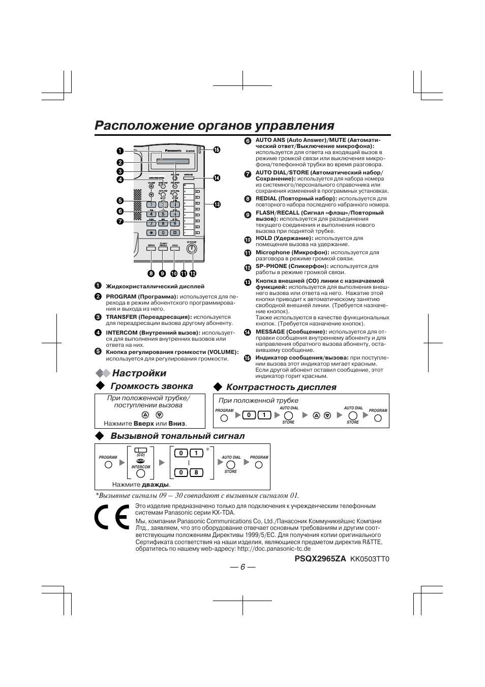 Схема kx t7665