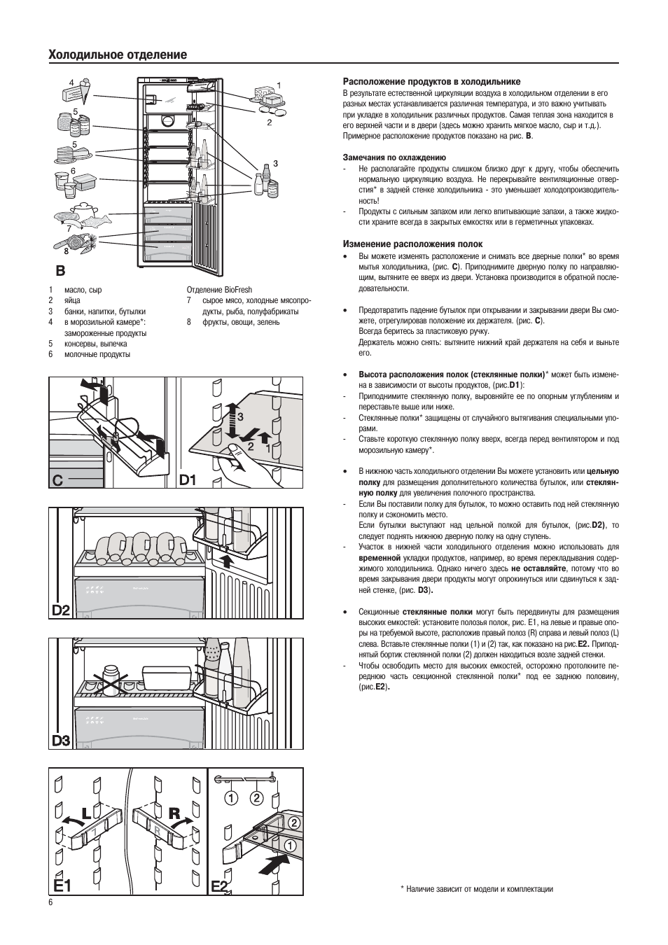 Инструкция холодильника Liebherr Premium BIOFRESH